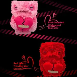 Fugglers Toothed Plush Doll Cute Monster Plush Toy Series, High-Quality Stuffed Animal, Perfect Gift for Valentine's Day, Birthday, Wedding Decor, Friends & Memorable Gifts