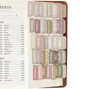 Bible Index Tab Set, 75 Tabs for Journaling & Organizing, Durable Tabbed Design for Easy Access, Perfect for Women & Book Lovers, Sticky Labels, Book Reading Stickers, Book Accessories