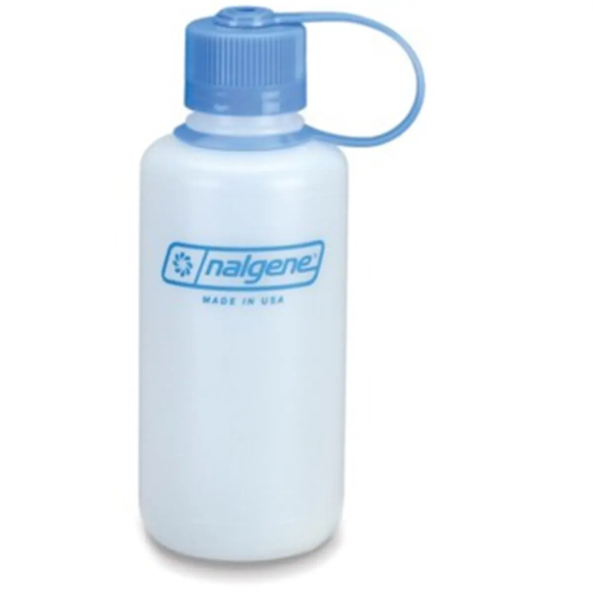 Nalgene 340589 1 Pint High Density Polyethylene Natural Mouth Loop Top Bottle