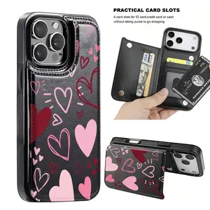 Phone Case - Card Holder Case for Iphone 17 16 15 14 13 12 PRO MAX PLUS,AIR , Featuring Credit Card Slots. Also available for Samsung Galaxy S22/S23+/S24 Plus/S25 Ultra