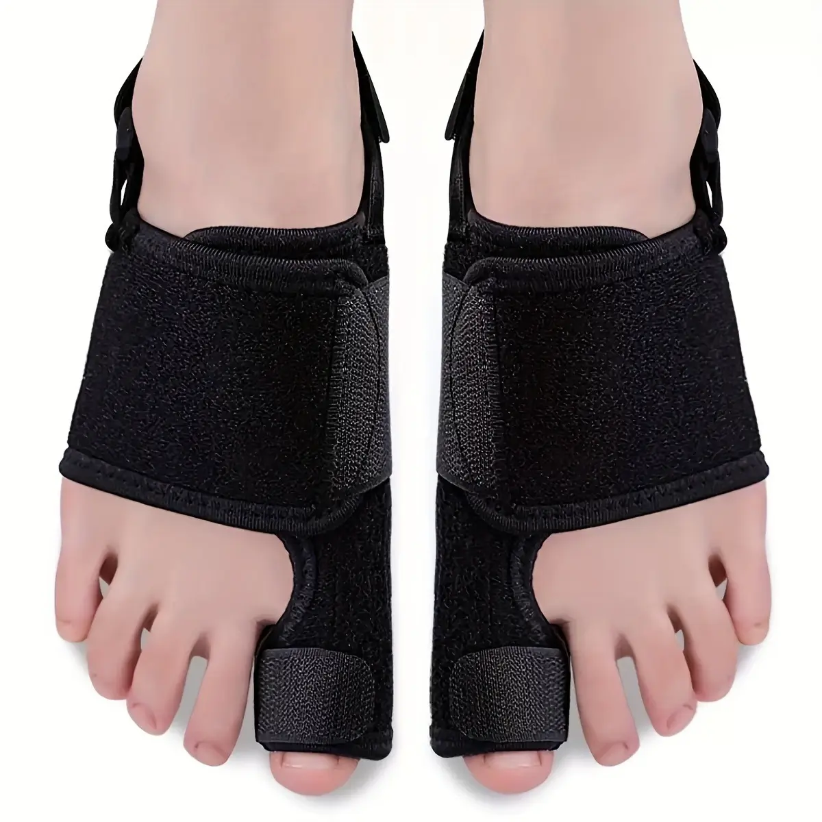 Toe Straightener Device for Bunions Adjustable Big Toe Corrector Splint Provides Gentle Alignment Correction Can Be Worn During Day or Night Men Women