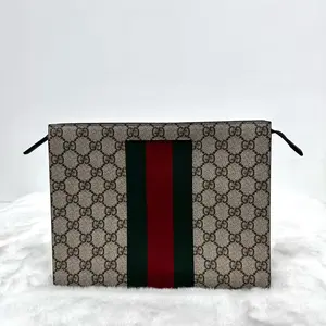 Pre-owned GUCCI Classic Bestseller Clutch/Toiletry Bag, 26x20cm, WWL 21348282 S