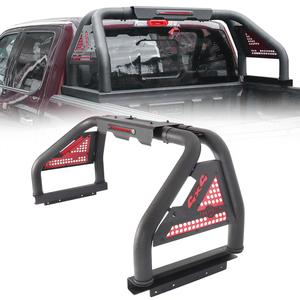 Truck Bed Roll Bar, Universal Sport Roll Bar Adjustable Chase Rack for Pickup Trucks Compatible with F-150/F-250/F-350, Ram 1500/2500/3500, Chevy Silverado,GMC Sierra,Tacoma,Tundra,Titan,Sequoia