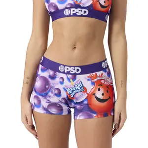 PSD Womens Kool-Aid Grape Boy Short Underwear - Comfortable, Breathable, Ultra-light Fabric