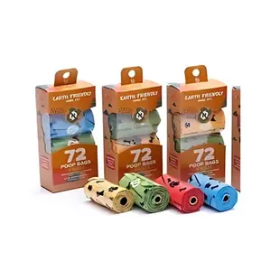 Best Seller Dog Waste Bags High Quality Leak-proof Biodegradable and Eco-friendly Degradable dog Poop Bag