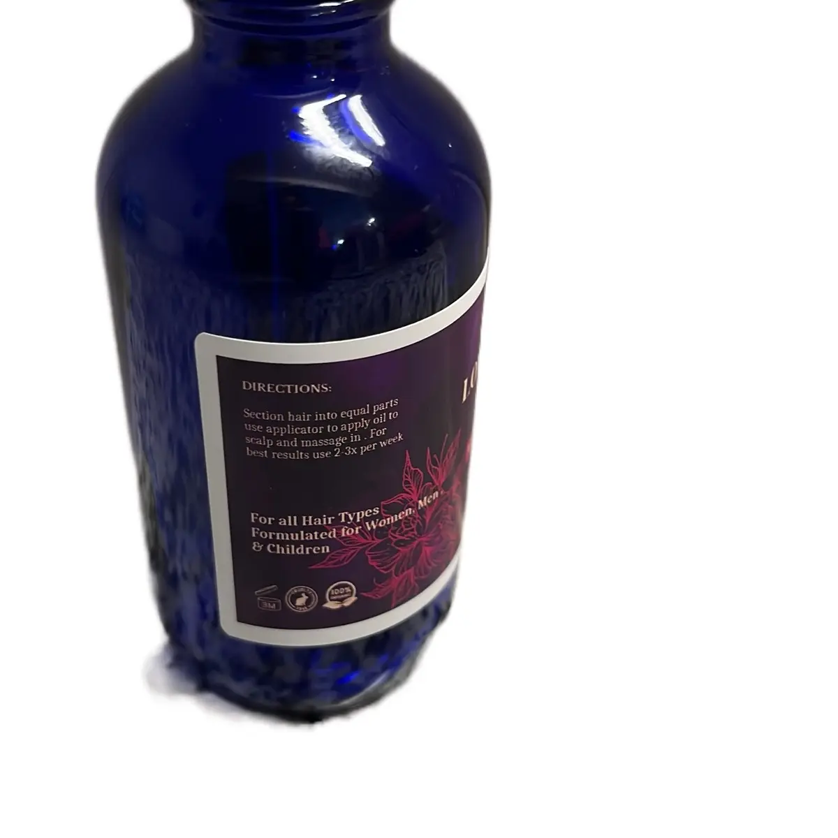Long Hair Oil - For All Hair Types - Suitable for Adults & Children - 60ml Bottle