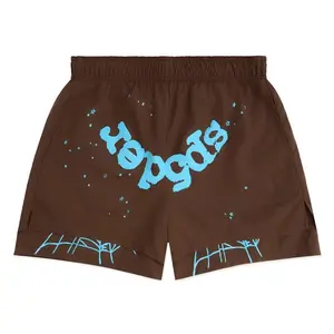 Sp5der OG Web Double Layer Short Brown (men) by StockX