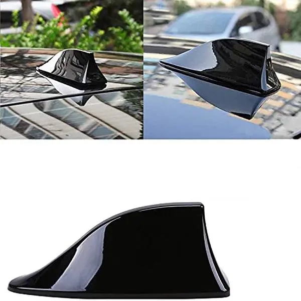 Shark Fin Antenna Cover for Car, Car Top Roof Aerial Base with Adhesive Tape Shark Fin Shape Cover Fits for Most Sedan, SUV, Van, Shark car Accessories Fashion Sense