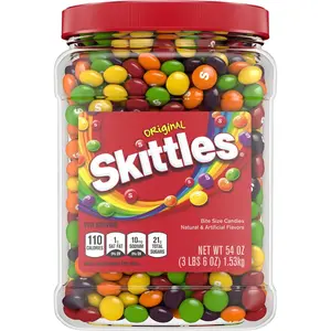 Skittles Original Fruity Candy Jar, 54 oz - (1 pack) skittle Mini Wax tiktok viral