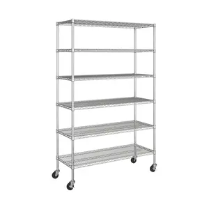 UltraDurable® 6-Tier NSF-Certified Steel Shelving