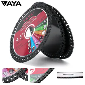 VAYA 4.5" Ultra-Thin Dry Cut Saw Blade, Vacuum Brazed for Tile, Marble, Metal & DIY Power Tools