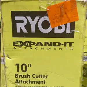 Ryobi Expand-It 10" Brush Cutter Attachment Universal Reversible Tri-Arc Blade for Extended Life