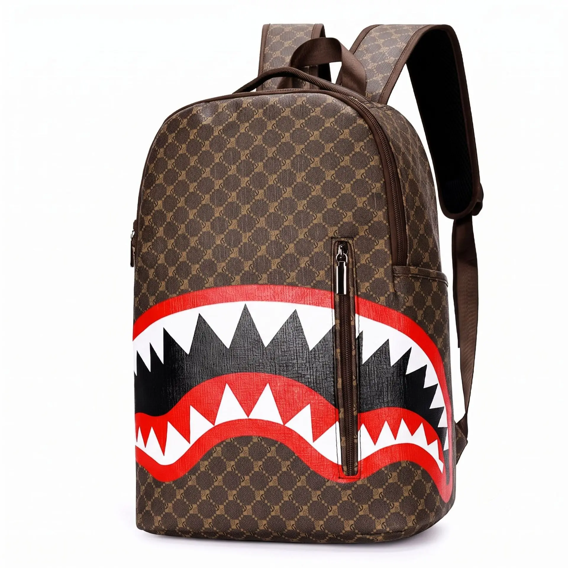 Shoulder Bag Casual Shark Business Large Capacity Men's Backpack Schoolbag Travel Bag 40X30X15 cm
