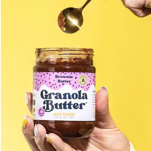 Brownie Granola Butter - Natural Flavor, Versatile Snack Option Dark Chocolate Cacao Olive Oil Healthy
