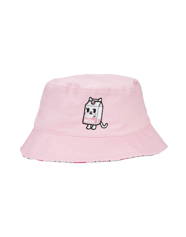 Strawberry Patch Reversible Bucket Hat