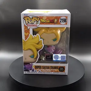 Funko Dragon Ball Super Super Saiyan Trunks #2198 Glow/Chase Pre-Realese Sticker