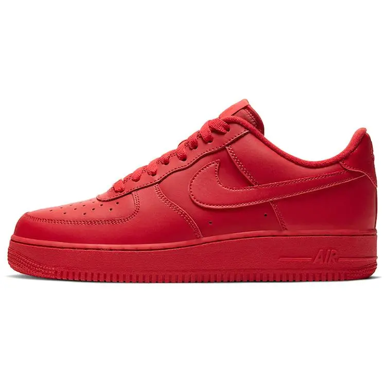 Air Force 1 Low '07 LV8 1 'Triple Red' Mens Fashion Shoes, Sports Outdoor Sneakers, Mensfashion