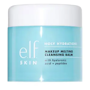 elf Holy Hydration! Makeup Melting Cleansing Balm, Face Cleanser & Makeup Remover, Infused with Hyaluronic Acid to Hydrate Skin, 2 Oz Gentle Hydrating Milky Daily