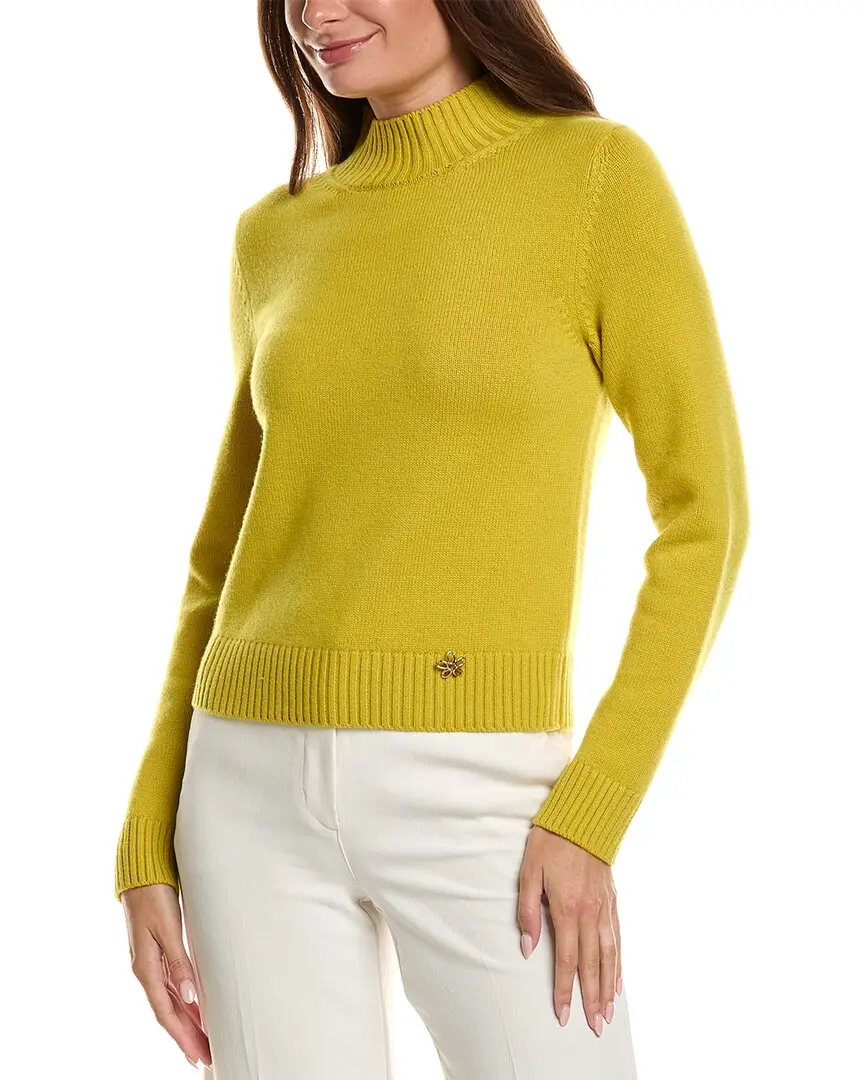 Oscar de la Renta Mock Neck Cashmere Sweater Oscar de la Renta Mock Neck Cashmere Sweater