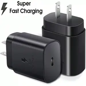 USB C Wall Power Adapter, Cellphone, PD 25W Super Fast Charging USB Charging Port Type C Charger Block Compatible With Samsung Galaxy S25/S24/S23/S22/S21/S20 Ultra/Plus/S20FE/Note 20 Ultra, iPhone17/15/14/13/12/Pro/Pro Max/Plus Fast Charging