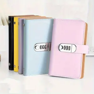Cash Organizer Book with Password Protection, Secure Lock and Transparent Pockets, Financial Management, Bill Tracking, Receipt Storage, Budget Planner