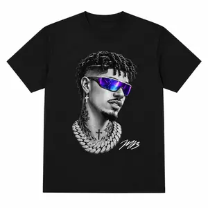 🎤🎶😎LaMelo Ball Graphic Tee Retro 90s T-Shirt Black Shirt Men's Shirts Vintage Men's Clothing Streetwear Casual