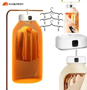 KASARDY Foldable Portable Clothes Dryer with Remote Control, Electric Dryer bag, Small Compact Design for RV, Travel & Home Use, Lightweight and Compact Dryer