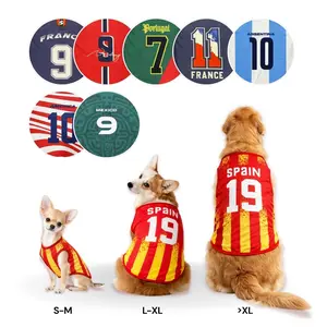 1pc Football Theme Pet Cooling Jersey, Breathable Mesh Dog Vest, Shirt, Summer Comfort for Dogs & Cats, Universal Size, All Seasons