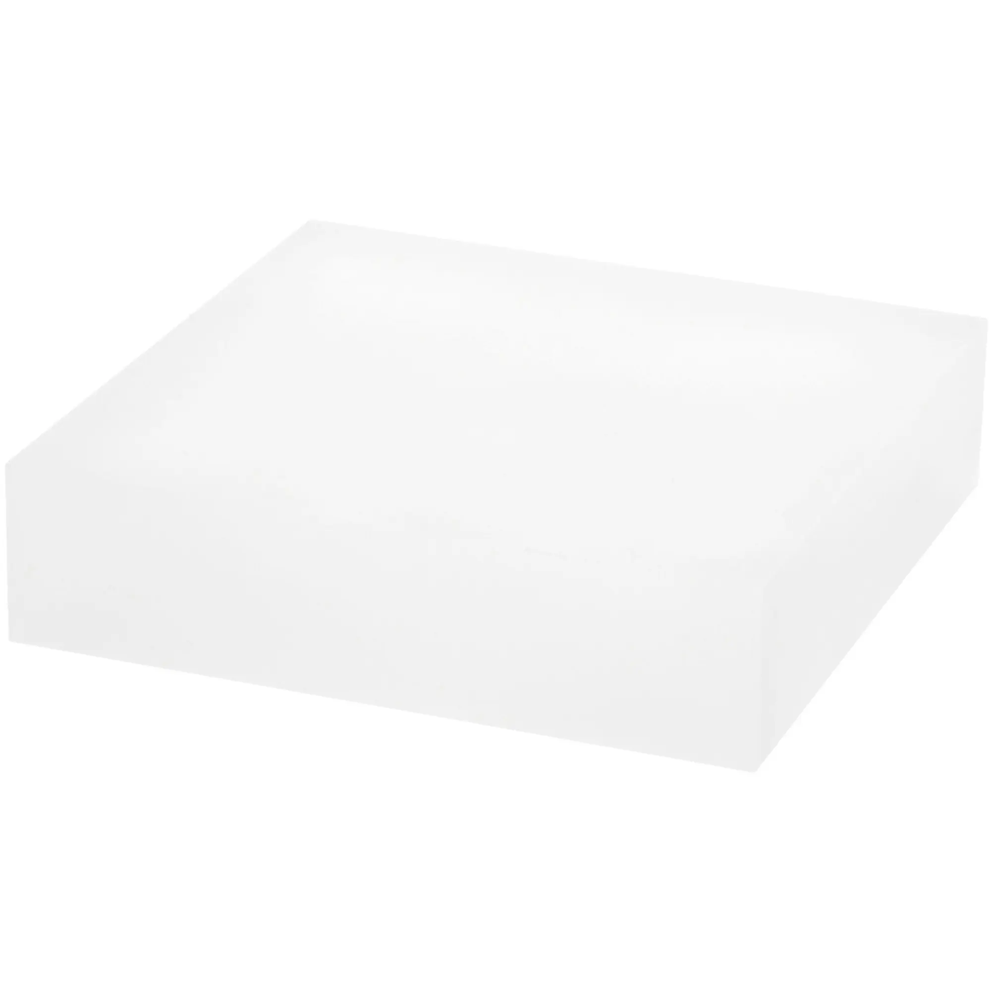 Plymor Frosted Acrylic Square Display Block, 1.5" H x 6" W x 6" D