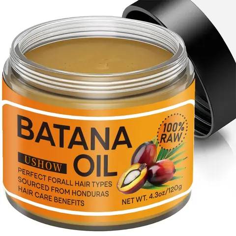 Honduras Batana Hair Oil (4.3oz/120g), Nourishing Smoothing Moisturizing Hair Treatment for Dry Hair and Scalp, Suitable for All Hair Types, Hair Care Product, Smooth Healthy Hair