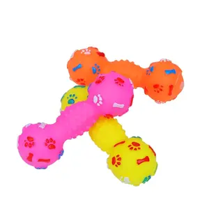 Squeaky Dog & Cat Chew Bone Toy | Interactive Pet Toy for Puppies, Small Dogs & Cats – Durable Rubber, Teeth Cleaning & Stress Relief