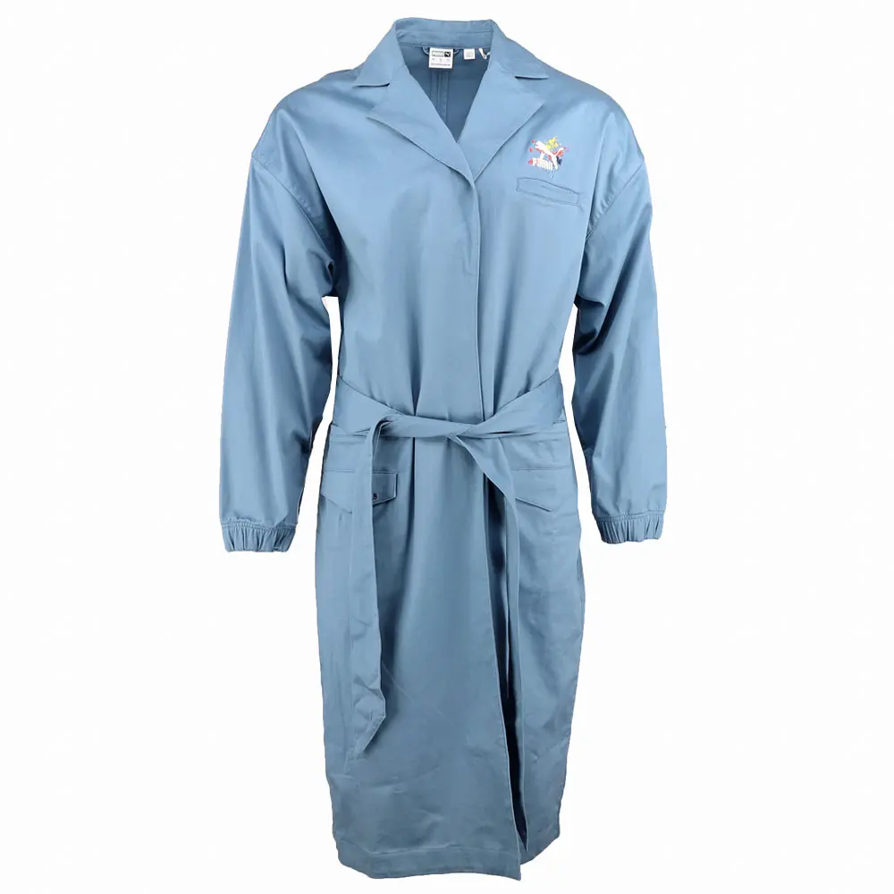 PUMA Mens We Are Legends Harlem Renaissance Trench Coat Athletic Outerwear Casual - Blue