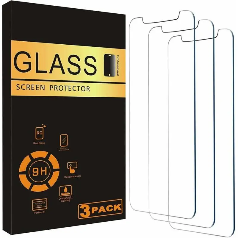 Screen Protector for iPhone 12 / 12 Pro Tempered Glass Screen Protector 3-Pack