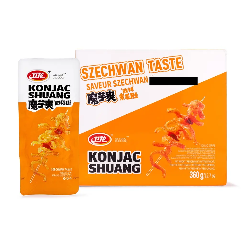 Weilong Spicy Konjac Snack 20pcs 360 g Weilong Spicy Konjac Snack 20pcs 360 g