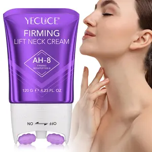 360° Roller Massage Neck Cream, Deep Nourishing Neck Cream, Moisturizing Neck Care Product for Women & Men, Hydrating Moisturizer