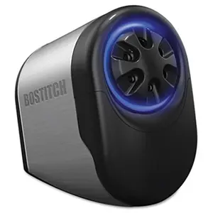 Stanley Bostitch  Quiet Sharp 8 Classroom Electric Pencil Sharpener Silver, Autoshutoff, Glowsignal