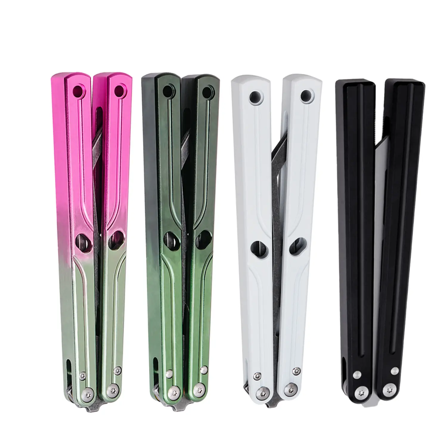 Aluminum Knife Trainer, Non-Sharp Blade, Beginner-Friendly Camping Tool, Ideal Gift for Friends
