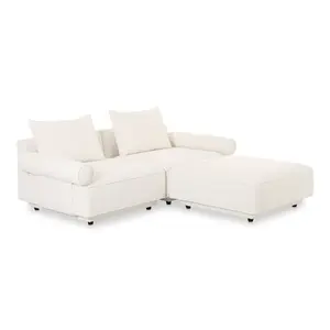 Moe's Home Collection Rosello Nook White Modular Sectional