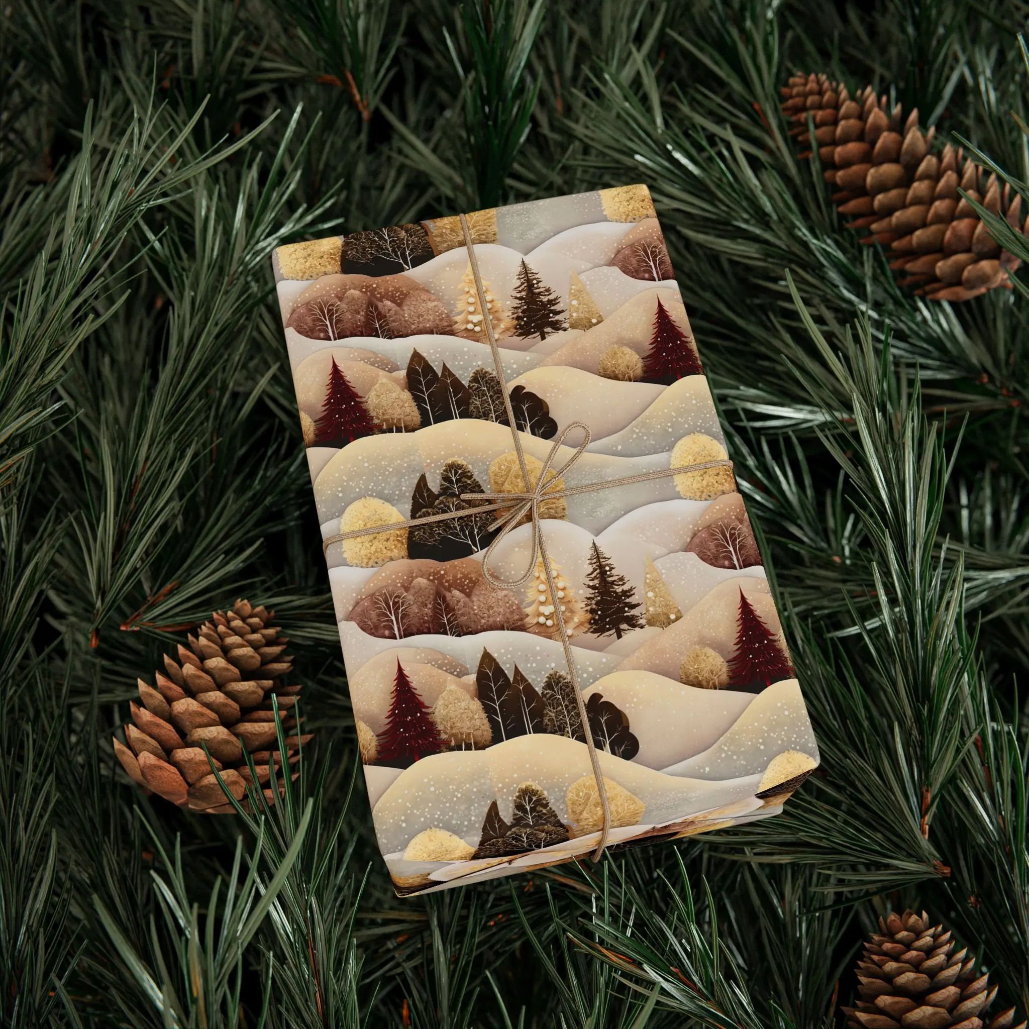 Christmas Tree Wrapping Paper