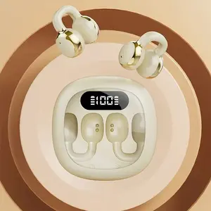 Wireless Bluetooth-compatible Sports Headset, Smart Wireless Headset, Open-Back Design, TWS HiFi Bass Stereo Sound, Compatible with Android & iPhone, Ideal for Gaming