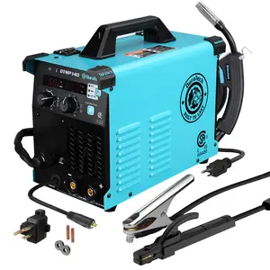 #SpringGlowUp DURATECH 140Amp MIG Welder, 120V Flux Core Welder MIG/Lift TIG/Stick 3-in-1Welding Kit with Cold Wire Feed, Welding Machine and 15A to 20A Plug Adapter, Portable Smart Welding Machine IGBT Inverter Welder