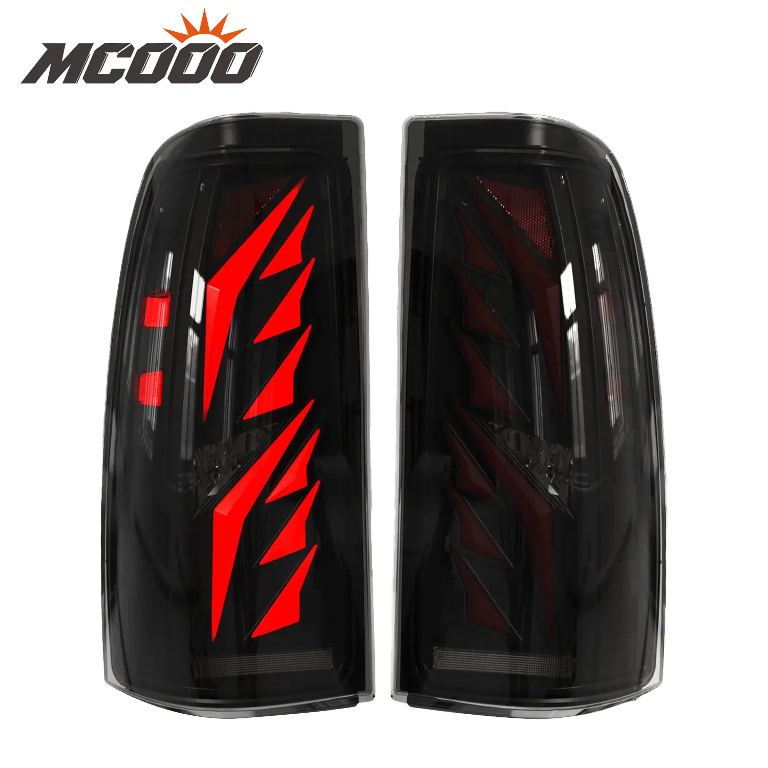 2003–2006 Chevy Silverado Sequential LED Tail Lights | Start-Up Animation | Smoked Lens