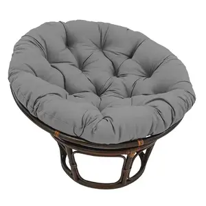 New Simple Fashion Chair Swing Lounge Cushions Basket Seat Cushion Thickened Fruit Chair Pad Round Pillow Backrest Outdoor Indoor Use