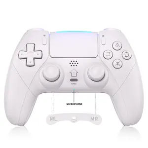 YUYIU Anti-Stick Drift Wireless Controller for PS5/PC – Programmable Macro Back Buttons,  6-Axis Gyro, Dual Vibration, Turbo, Touchpad, Bluetooth 5.0, 3.5mm Audio & Mic
