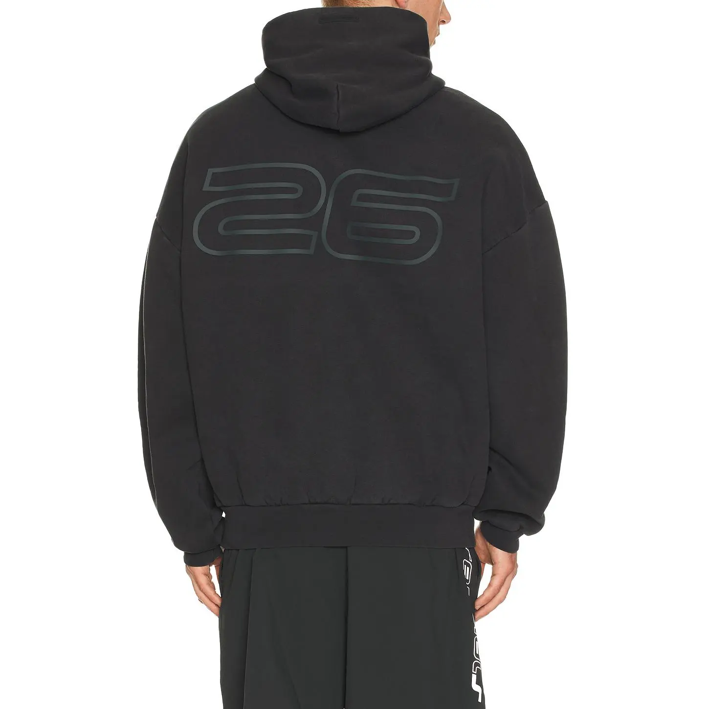 Fear of God ESSENTIALS 90'S Hoodie in Vintage Black