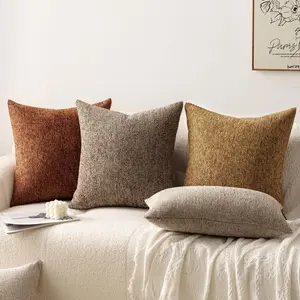 Boho Style Cotton Blend Throw Pillows, Striped Design for Home Decor, Home Textile, Perfect for Sofas & Couches (cover Only)