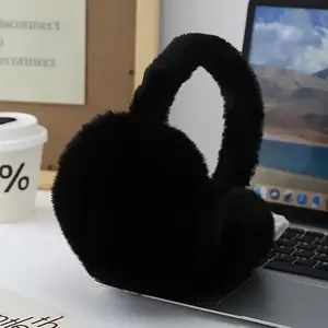 Women's Adjustable Fleece Ear Warmers, Ear Snood, Windproof Cold-Resistant, One Size Locking Mechanism, Elastic Lightweight Winter Ear Muffs