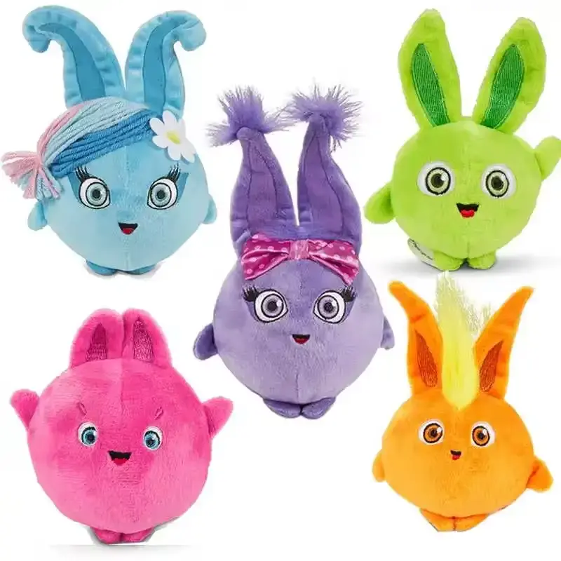 Lovely Rainbow Sunny Bunnies Stuffed Animal Rabbit Plush Toys for Girl Plush Doll for Girls Boys Gifts Birthday