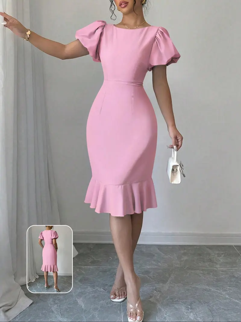 slim fit dress slacks Short Corset Fitted Mini Cocktail Dress – The Dress Outlet main image 0