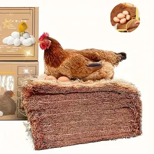 Reusable Coconut Palm Mats for Chicken Coop & Chicken Cage Nesting, Moisture-Proof, Heat-Insulated, Easy-to-Care-for Mats for Bird Egg-Laying